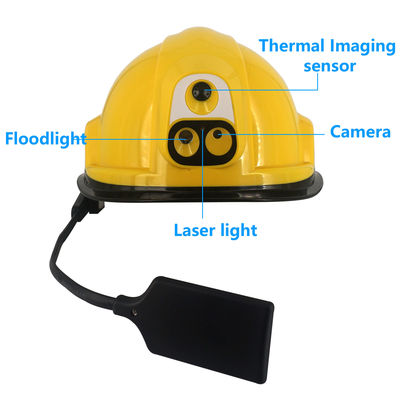 4G Smart Temperature Measuring Helmet Camera Android 7.1Bluetooth4.0 GPS Led Light