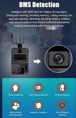 Sos App Control 4G Dashcam и GPS ADAS/DSM/BSD/PCW 4G мобильный видеорегистратор