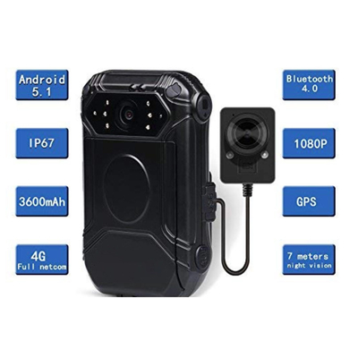 4G Полицейская носимая HD телевая камера охранник персональная камера DVR