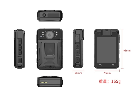 Камера для тела 1080P 4G с GPS и широкоугольным объективом 120 градусов с IP66