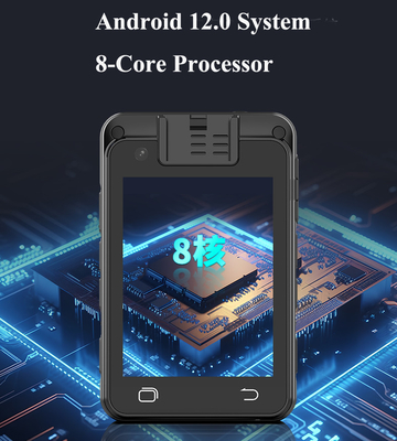 Водостойкие IP67 полицейские телесные камеры 4G Bluetooth с определением видео аудио