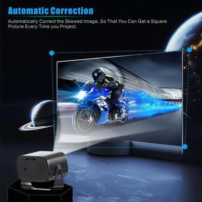 2.69дюймовый 720P LCD мини ручной проектор 1.27 1 Проекционное соотношение