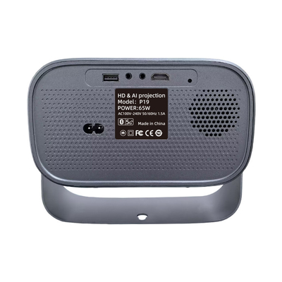 Мини портативный проектор с Wi-Fi6 2.4G/5G 802.11a/b/g/n/ac/ax GPU ARM Mali-450 MP2 GPU 720P LCD технологии проекции