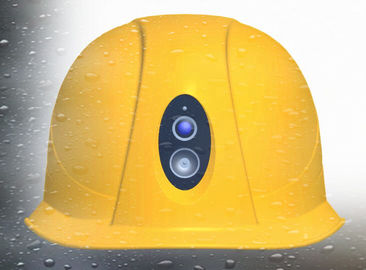 Shock Proof Safety Hard Hats With Camera Below Zero 30-70 Degrees Temperature