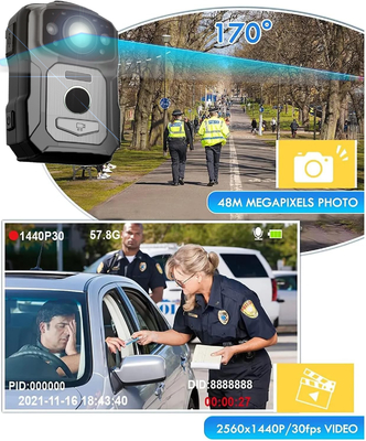 Полицейские телесные камеры 140-градусный угол камеры опция NFC и многое другое для правоохранительных органов