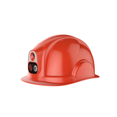 Прочный 4G GPS-отслеживание Hardhat для строительной площадки Фокусный диапазон 0,5 м до бесконечности -20 ° C до 60 ° C