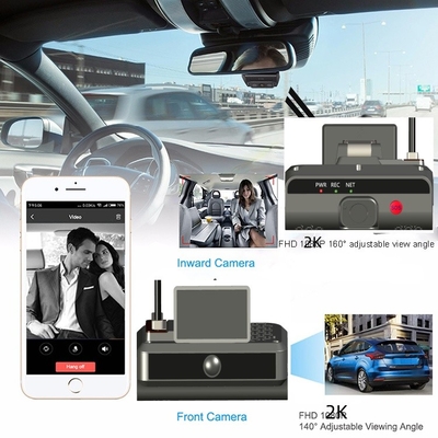 4G Dashboard Dual Camera AI ADAS DMS распознавание лица водителя с сжатием видео H.264/H.265
