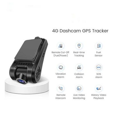 Автомобильный черный ящик 4G Dashcam GPS-трекер с двусторонним общением и расширенной системой помощи вождению 4GB DDR 512GB памяти