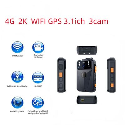 4G Wi-Fi Live Stream GPS отслеживание телесной камеры PTT интерком