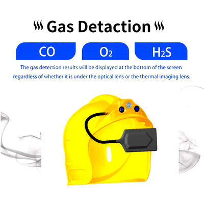 Тепловое изображение огневой шлем и инфракрасная камера