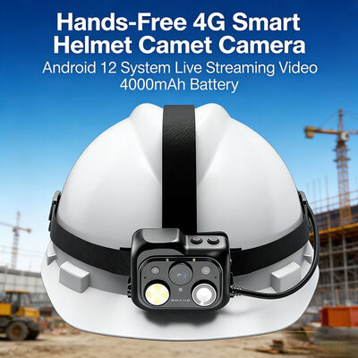 Камера 4G Smart Safety Helmet с видео в реальном времени с облачной платформой