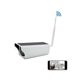 Управляемая батареей камера слежения Wifi с аудио пути ночного видения 2 панели солнечных батарей