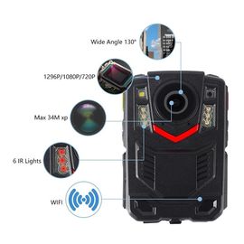 Хранение поддержки WIFI GPS 128G камеры видеокамеры GPS портативной несенное полицией