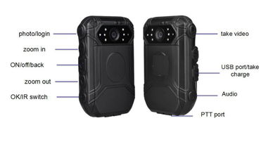 Камеры несенные полицией 10 часов видеозаписи IP65 водоустойчивого DVR
