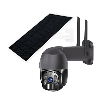 Инфракрасный ночного видения 2.0MP 200W 850nm камеры купола 4G PTZ батареи лития NTC