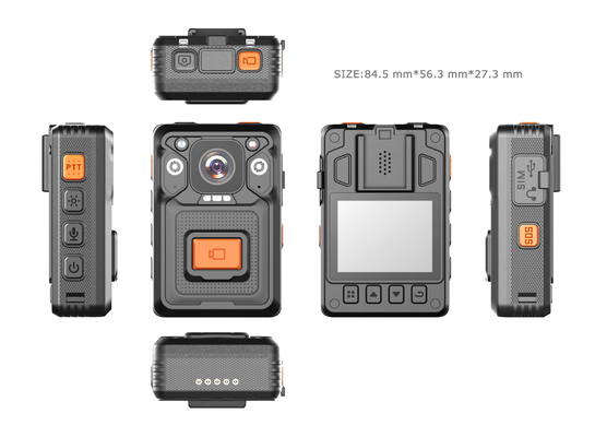 несенное телом bodycam ночного видения видео в реальном времени ON-VIF NVR камеры 4G
