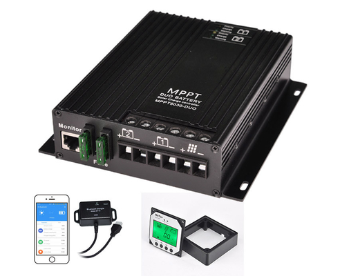 регулятор обязанности батареи MPPT 12V 24V 30A двойной солнечный для шлюпки каравана RVs