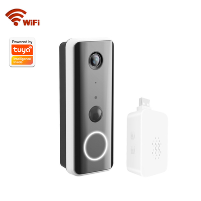внутренная связь камеры дверного звонока 1080p Wifi двухсторонняя с перезвоном