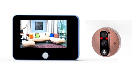 1080P инфракрасн батареи дверного звонока 5000mAH Peephole WIFI видео- ОТРЕЗАЛО автоматический переключатель