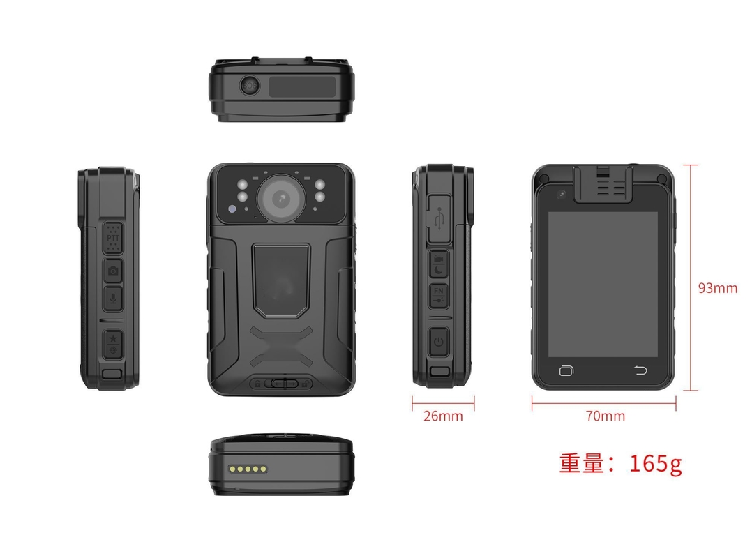 Камера для тела 1080P 4G с GPS и широкоугольным объективом 120 градусов с IP66
