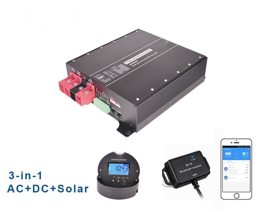 12V 30A Солнечный MPPT 250W 12V 20A Умное зарядное устройство для RV Max Current 12A Аксессуары Монитор MT-2 Сенсор температуры