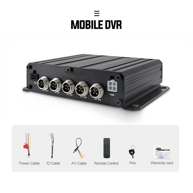 4G мобильный DVR поддерживает запись высокопроизводительных HDD SSD и TF карт с регулируемой скоростью видео и кадров для безопасности транспортного средства