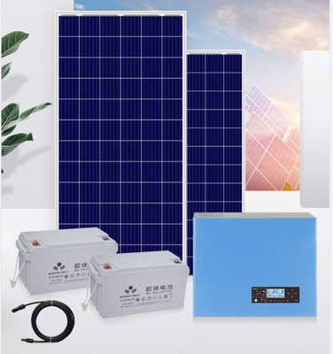 солнечная гибридная электрическая система 4kw с системы солнечной энергии решетки для домашней пользы